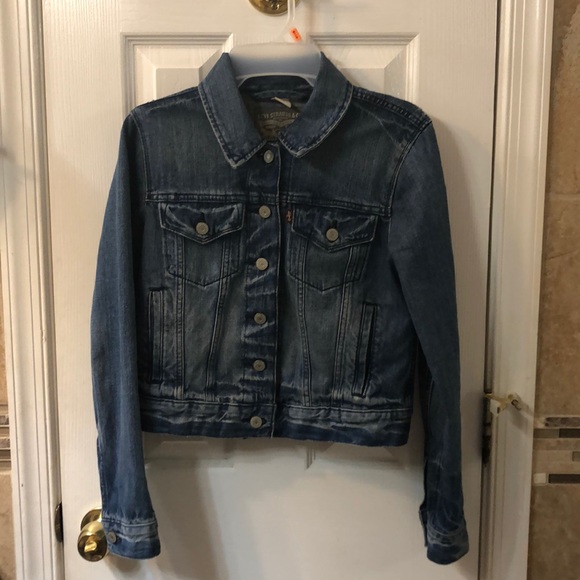 Cropped Denim Jacket - Picture 1 of 2